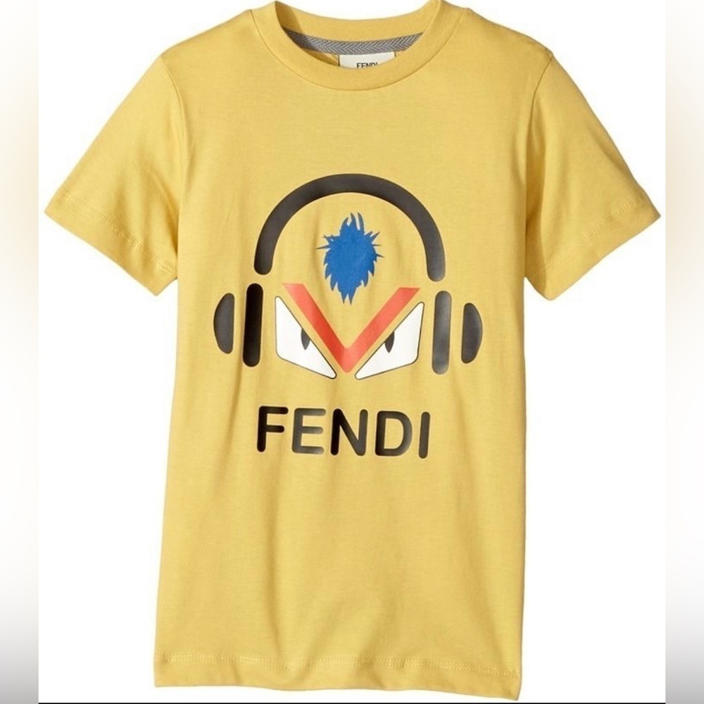 AUTHENTIC FENDI KIDS 6 iconic monster t shirt